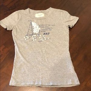 Abercrombie Headed to the Lake Grey Fitted T-Shirt